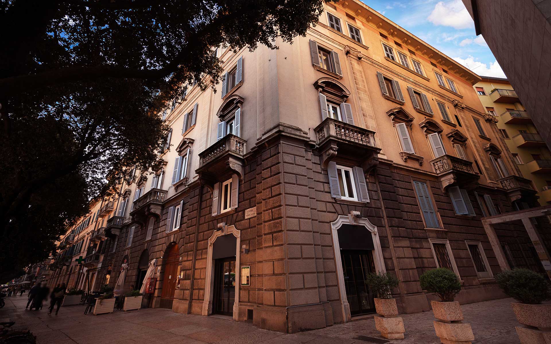 Il palazzo del Relais Empire