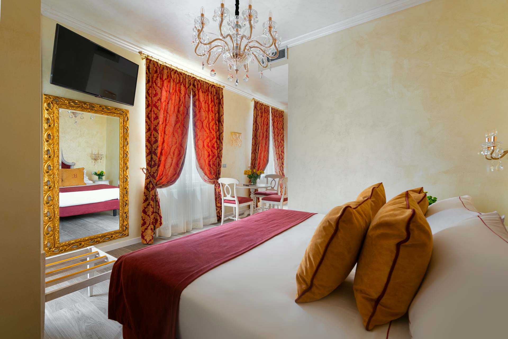 Gli interni eleganti del Relais Empire a Verona